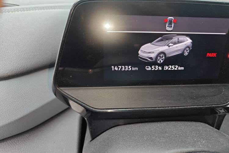 Used Volkswagen ID.4 X 2021 Pro Smart Long-Range Edition Odometer Close Up