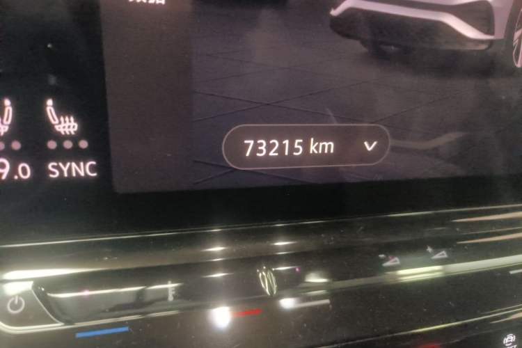 Used Volkswagen ID.4 X 2021 Pure+ Long-Range Edition Odometer Close Up
