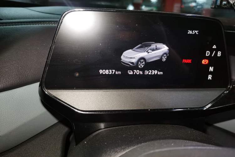 Used Volkswagen ID.4 X 2021 1st Edition ID. First Impression Edition Odometer Close Up