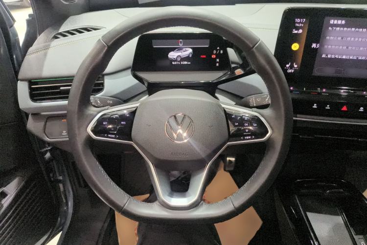Used Volkswagen ID.4 X 2021 Prime Kinergy Four-Wheel Drive Edition Steering Wheel