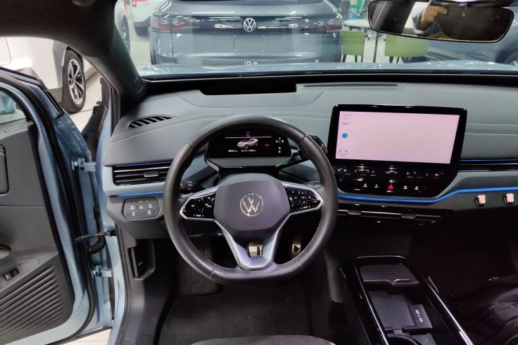 Used Volkswagen ID.4 X 2021 Kinergy All-Wheel Drive Early-Bird Edition Steering Wheel