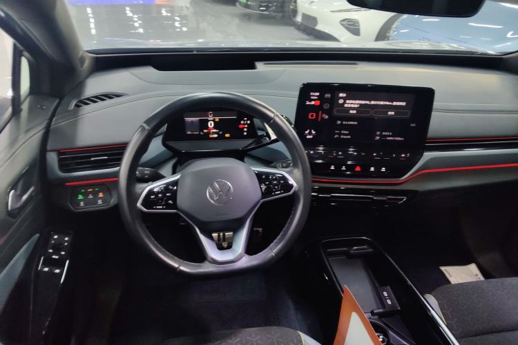 Used Volkswagen ID.4 X 2021 Kinergy All-Wheel Drive Early-Bird Edition Steering Wheel