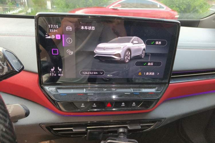 Used Volkswagen ID.4 X 2021 Pro Smart Long-Range Edition Audio And AC Panel