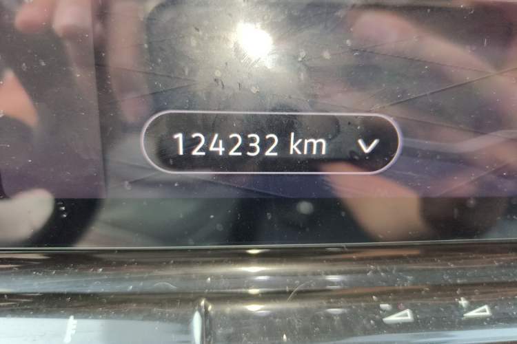 Used Volkswagen ID.4 X 2021 Pro Smart Long-Range Edition Odometer Close Up