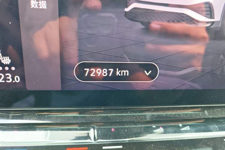 Used Volkswagen ID.4 X 2021 Pure+ Long-Range Edition Odometer Close Up