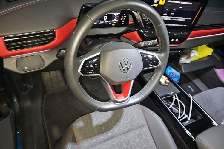 Used Volkswagen ID.4 X 2021 Prime Kinergy Four-Wheel Drive Edition Steering Wheel