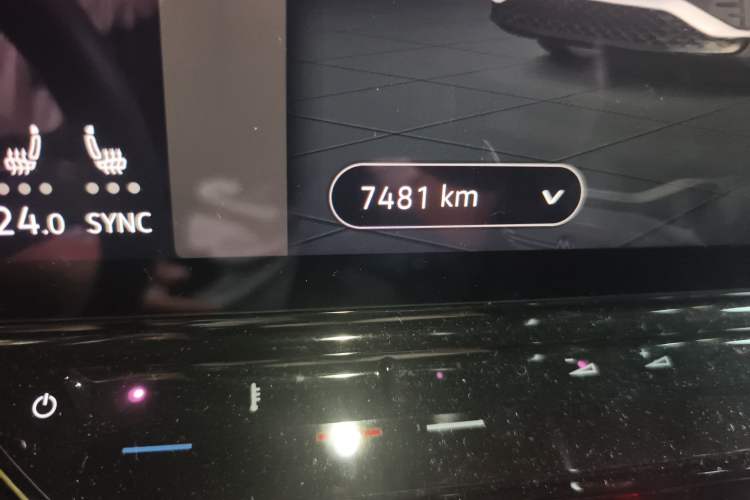 Used Volkswagen ID.4 X 2021 Pro Smart Long-Range Edition Odometer Close Up