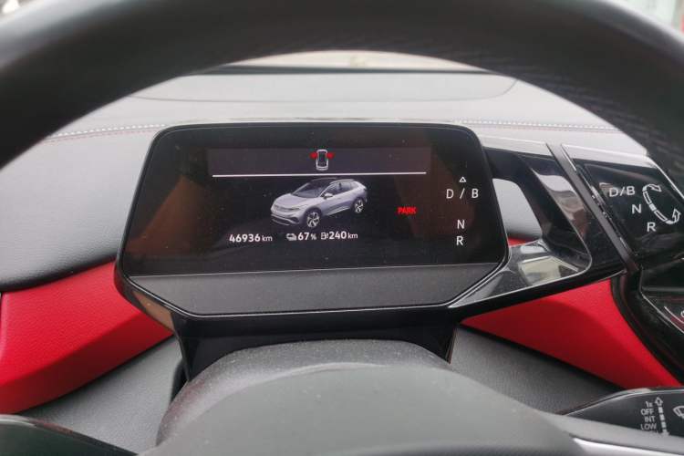 Used Volkswagen ID.4 X 2021 1st Edition ID. First Impression Edition Odometer Close Up