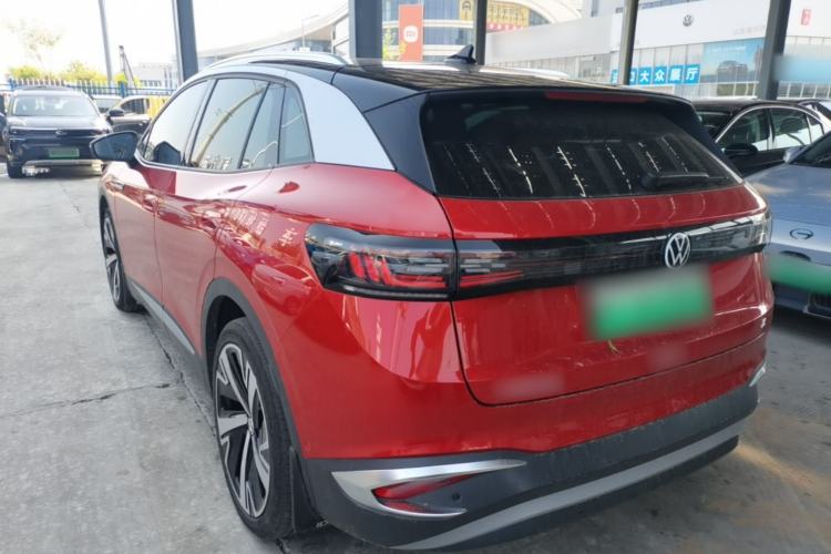 Used Volkswagen ID.4 X 2021 Kinergy All-Wheel Drive Early-Bird Edition Rear Left 45 Deg