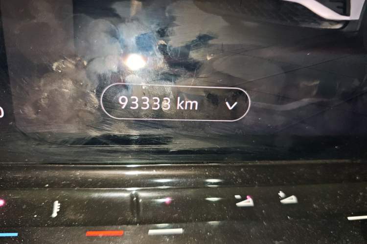 Used Volkswagen ID.4 X 2021 Pro Smart Long-Range Edition Odometer Close Up