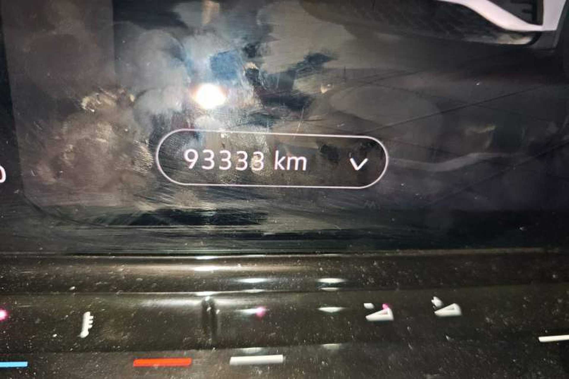 Used Volkswagen ID.4 X 2021 Pro Smart Long-Range Edition Odometer Close Up
