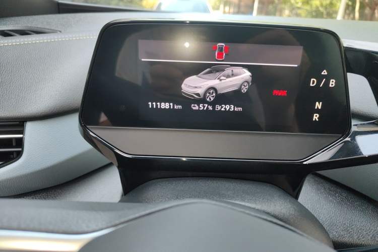 Used Volkswagen ID.4 X 2021 Pure+ Long-Range Edition Odometer Close Up