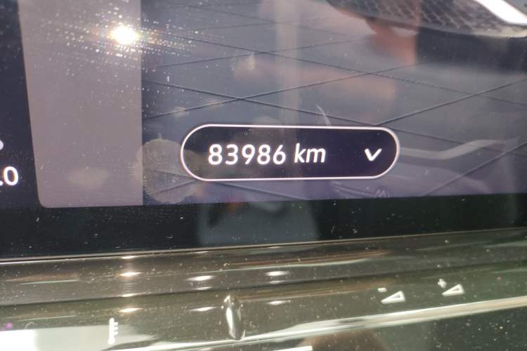 Used Volkswagen ID.4 X 2021 Pure Edition Odometer Close Up