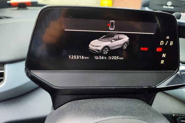 Used Volkswagen ID.4 X 2021 Pure Edition Odometer Close Up