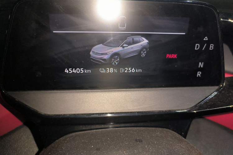 Used Volkswagen ID.4 X 2021 Pure+ Long-Range Edition Odometer Close Up