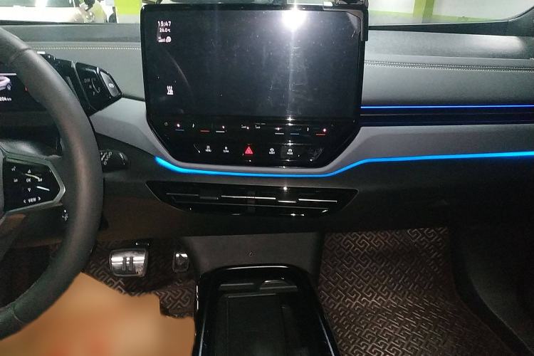 Used Volkswagen ID.4 X 2021 Prime Kinergy Four-Wheel Drive Edition Audio And AC Panel