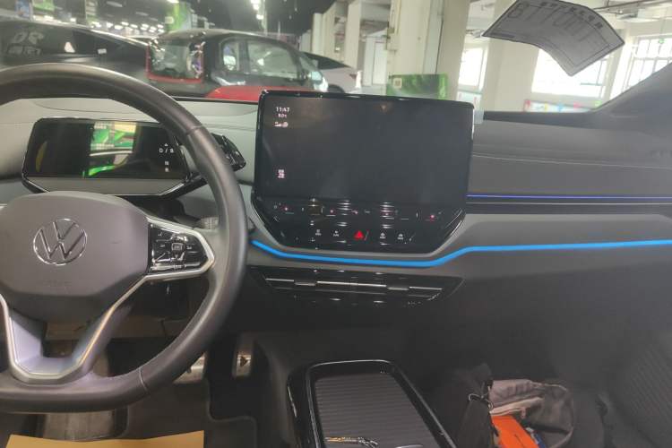Used Volkswagen ID.4 X 2021 Pro Smart Long-Range Edition Audio And AC Panel