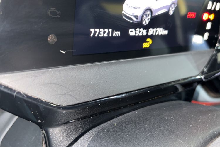 Used Volkswagen ID.4 X 2021 Pro Smart Long-Range Edition Odometer Close Up