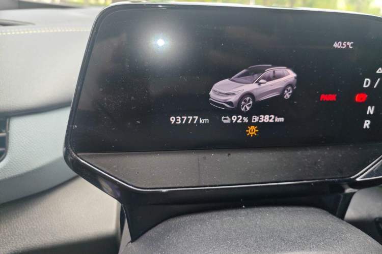 Used Volkswagen ID.4 X 2021 Pro Smart Long-Range Edition Odometer Close Up
