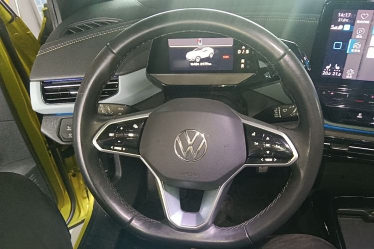 Used Volkswagen ID.4 X 2021 Prime Kinergy Four-Wheel Drive Edition Steering Wheel