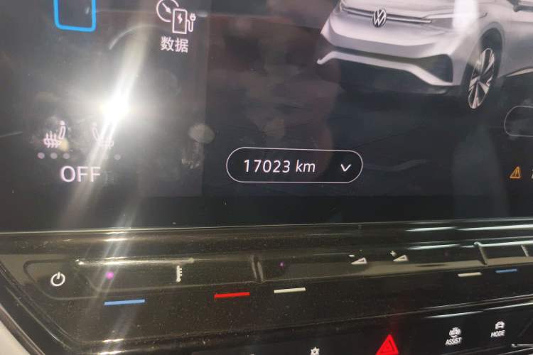 Used Volkswagen ID.4 X 2022 Intelligent Long-Range Version Odometer Close Up