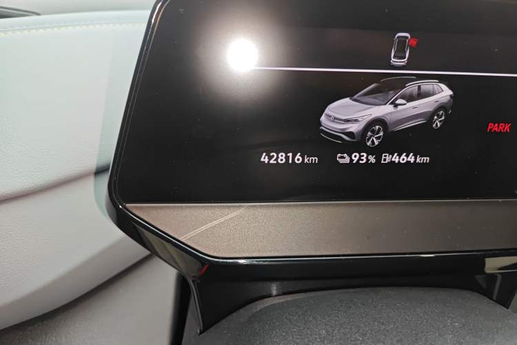 Used Volkswagen ID.4 X 2022 Intelligent Long-Range Version Odometer Close Up