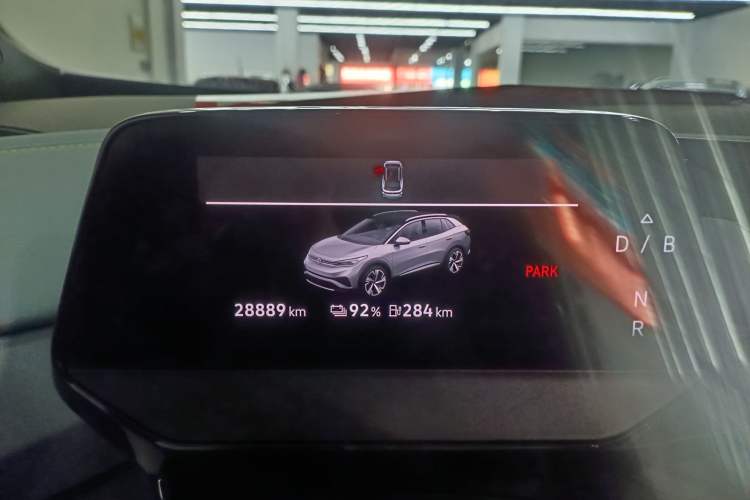Used Volkswagen ID.4 X 2022 Pure Smart Edition Odometer Close Up