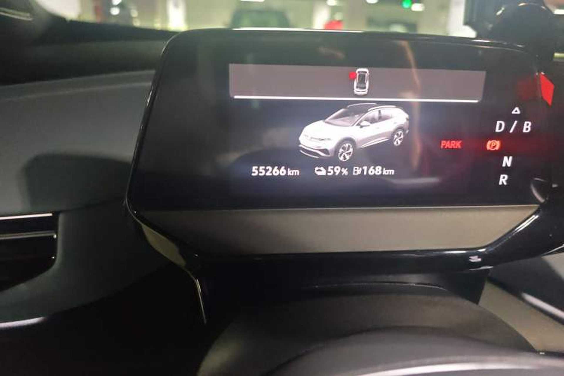 Used Volkswagen ID.4 X 2022 Pure Smart Edition Odometer Close Up