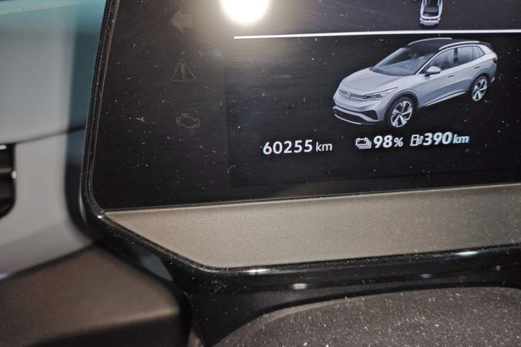 Used Volkswagen ID.4 X 2022 Pure Smart Edition Odometer Close Up