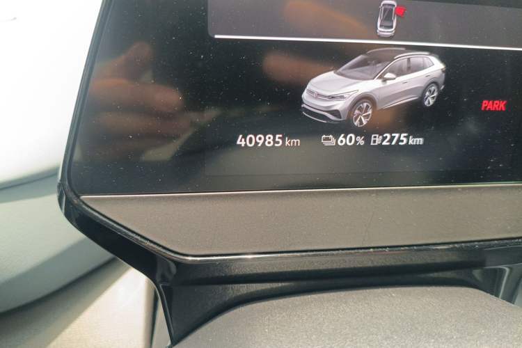 Used Volkswagen ID.4 X 2022 Intelligent Long-Range Version Odometer Close Up