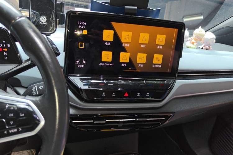 Used Volkswagen ID.4 X 2022 Pure Long-Range Version Audio And AC Panel