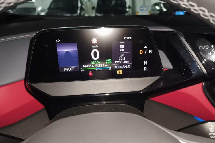 Used Volkswagen ID.4 X 2022 Kinergy Four-Wheel Drive Edition Instrument Cluster