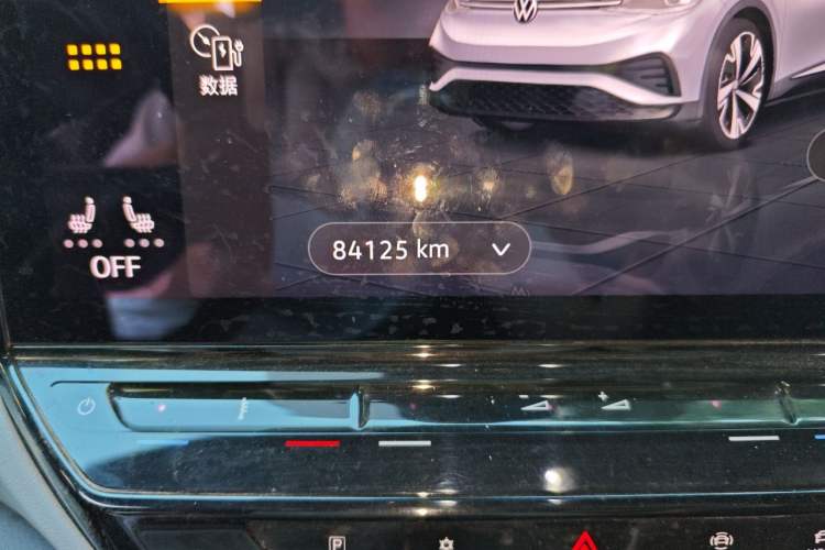 Used Volkswagen ID.4 X 2022 Pure Long-Range Version Odometer Close Up