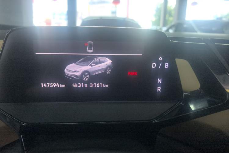 Used Volkswagen ID.4 X 2022 Pure Long-Range Version Odometer Close Up