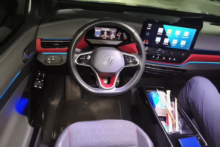 Used Volkswagen ID.4 X 2022 Kinergy Four-Wheel Drive Edition Steering Wheel