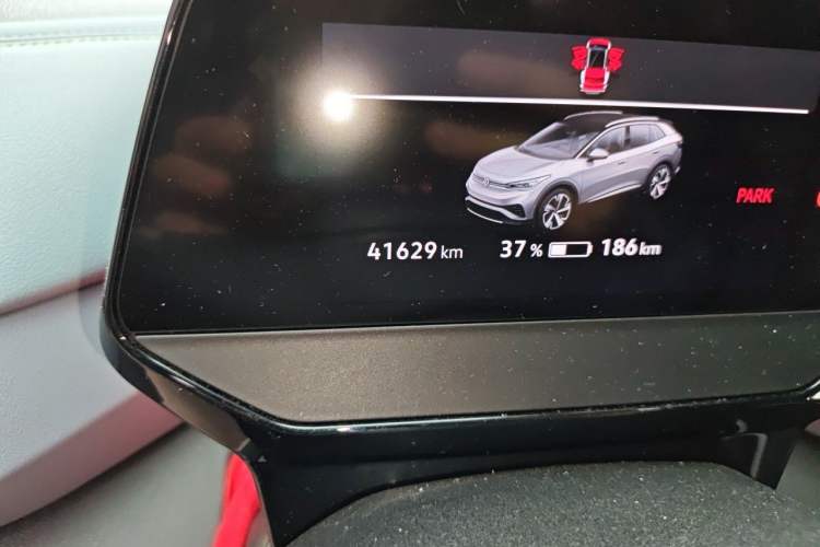 Used Volkswagen ID.4 X 2022 Smart Enjoyment Long-Range Edition Odometer Close Up