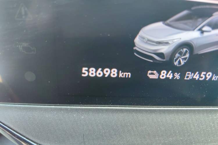 Used Volkswagen ID.4 X 2022 Smart Enjoyment Long-Range Edition Odometer Close Up