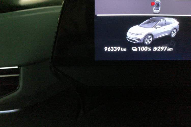 Used Volkswagen ID.4 X 2022 Pure Smart Edition Odometer Close Up