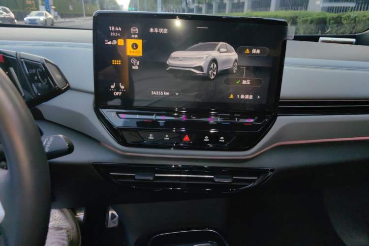 Used Volkswagen ID.4 X 2022 Pure Long-Range Version Audio And AC Panel