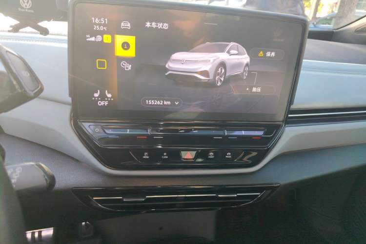 Used Volkswagen ID.4 X 2022 Pure Long-Range Version Audio And AC Panel