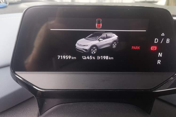 Used Volkswagen ID.4 X 2022 Smart Enjoyment Long-Range Edition Odometer Close Up