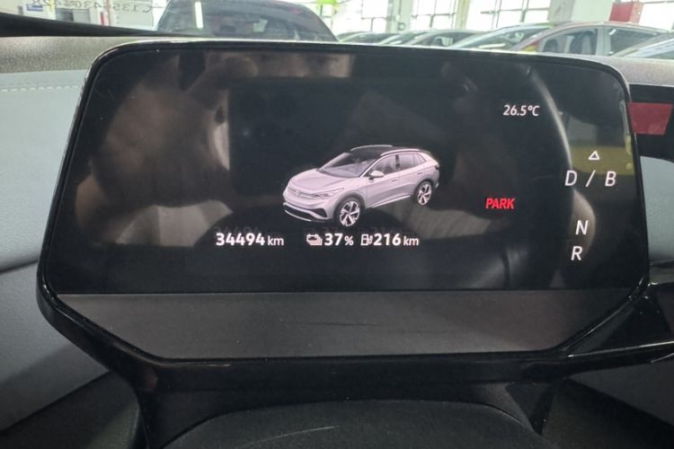 Used Volkswagen ID.4 X 2022 Pure Long-Range Version Odometer Close Up