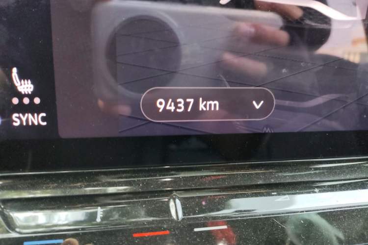 Used Volkswagen ID.4 X 2022 Pure Long-Range Version Odometer Close Up