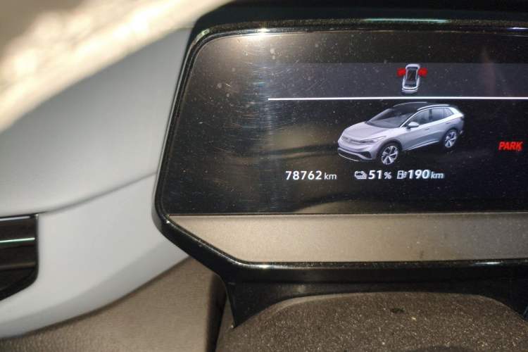 Used Volkswagen ID.4 X 2022 Pure Smart Edition Odometer Close Up