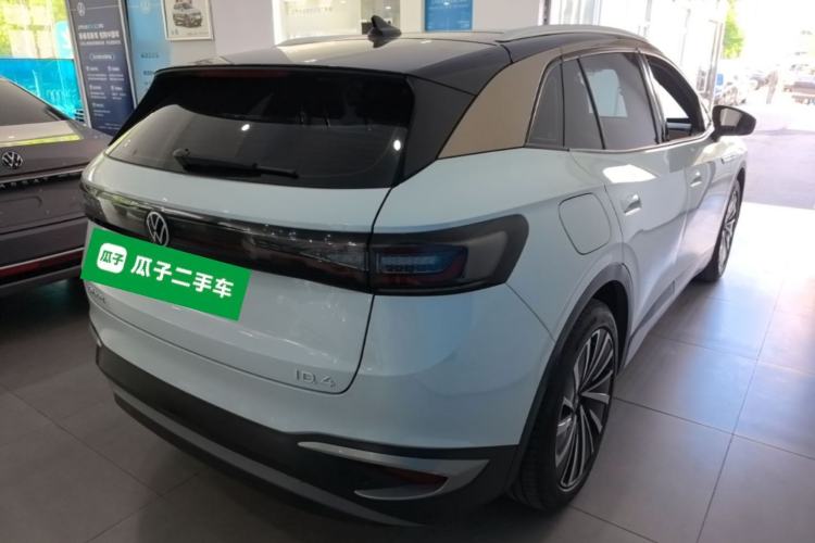 Used Volkswagen ID.4 X 2022 Pure Long-Range Version Rear Right 45 Deg