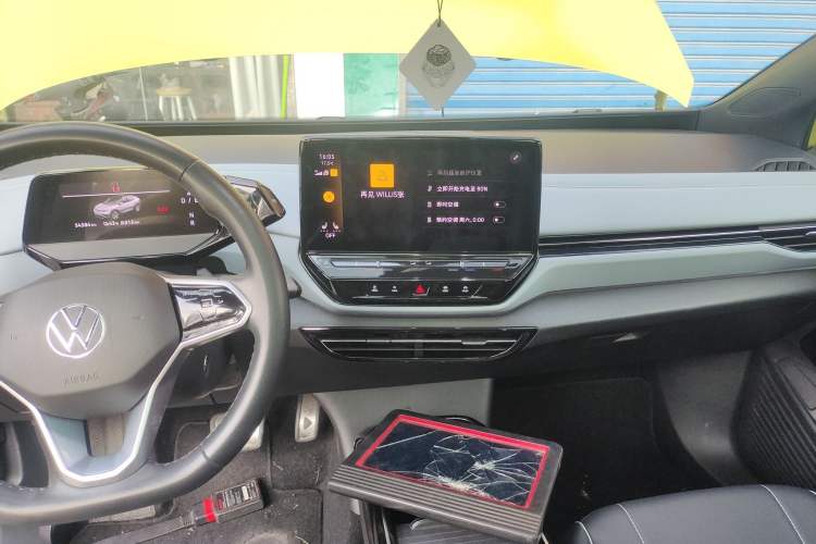 Used Volkswagen ID.4 X 2022 Pure Long-Range Version Audio And AC Panel