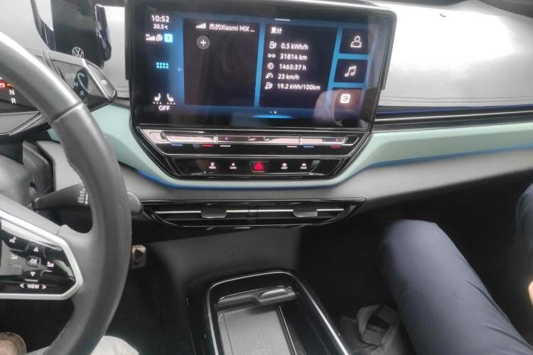 Used Volkswagen ID.4 X 2023 Upgraded Model Ultra-Long Range Version Audio And AC Panel