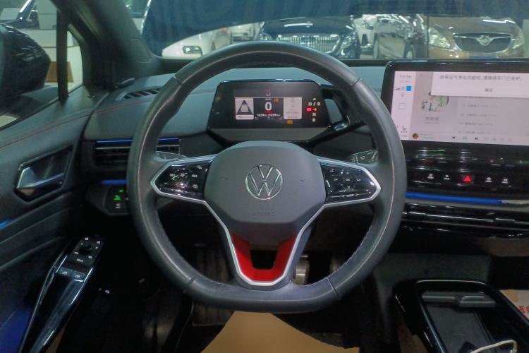 Used Volkswagen ID.4 X 2023 Ultra-Intelligent Long-Range Version Steering Wheel