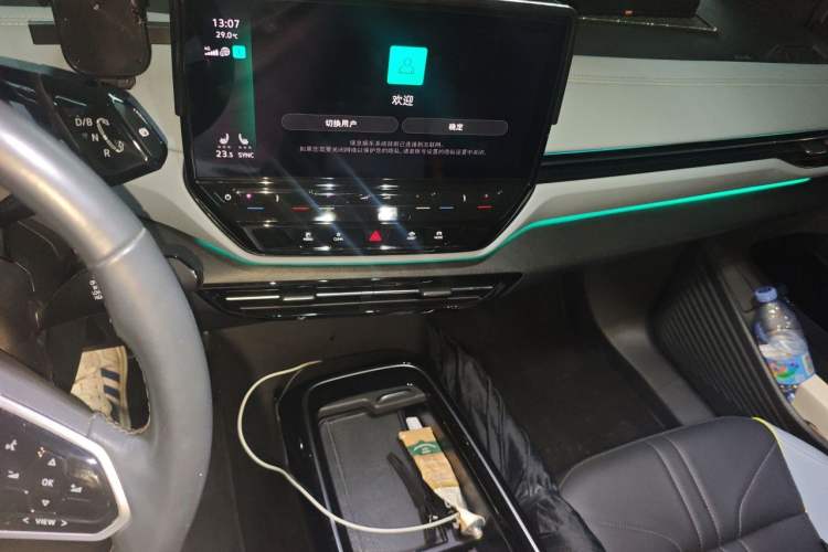 Used Volkswagen ID.4 X 2023 Ultra-Intelligent Long-Range Version Audio And AC Panel