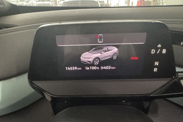 Used Volkswagen ID.4 X 2023 Upgraded Model Ultra-Long Range Version Odometer Close Up